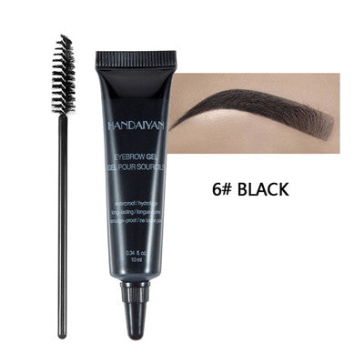 Eyebrow Makeup Gel Black Brown Waterproof Durable Liquid