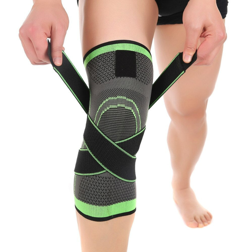 Sports Fitness Knee Pads Support Bandage Braces Elastic Nylon Sport Compression Sleeve for Basketball