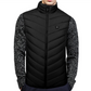 The Beauty Factory: Male Model Wearing a Black USB Heated Men Vest Jacket with White Background
